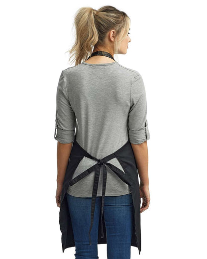 Artisan Collection by Reprime Espresso Bib Apron RP123 #colormdl_Black/ Black