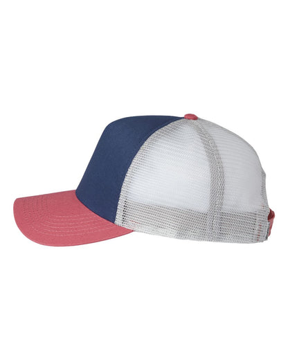 Imperial North Country Trucker Cap 1287 #color_Royal/ Nantucket/ Grey