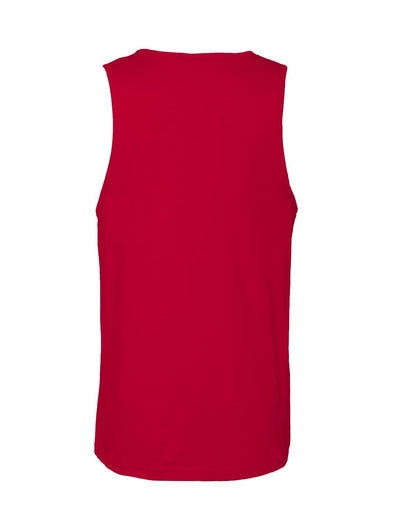 Next Level Cotton Muscle Tank 3633 #color_Red