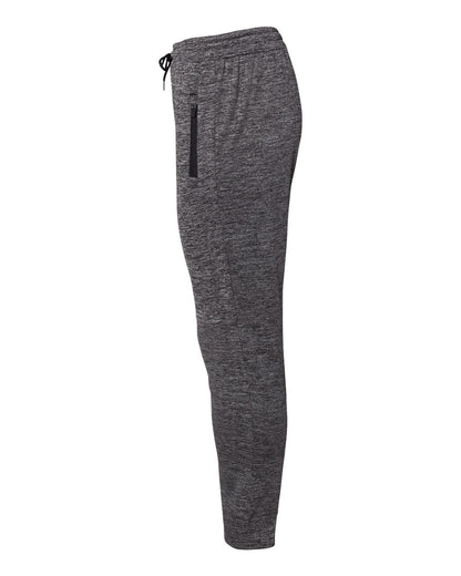 Burnside Men's Performance Fleece Joggers 8801 #color_Heather Charcoal