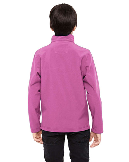 Team 365 Youth Leader Soft Shell Jacket TT80Y #colormdl_Sport Charity Pink