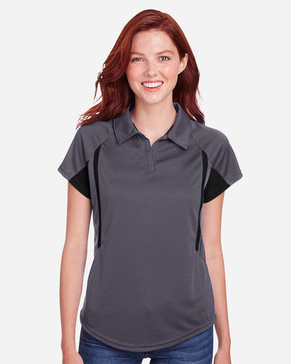 Holloway Women's Two-Tone Avenger Polo 222730 #colormdl_Graphite/ Black