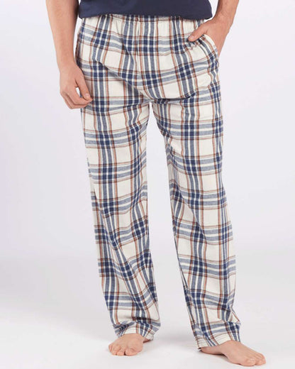 Boxercraft Harley Flannel Pants BM6624 #colormdl_Natural Indigo Plaid