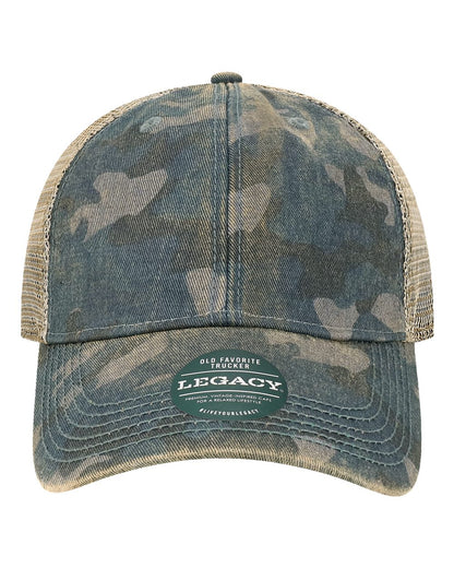 LEGACY Old Favorite Trucker Cap OFA #color_Navy Field Camo/ Java
