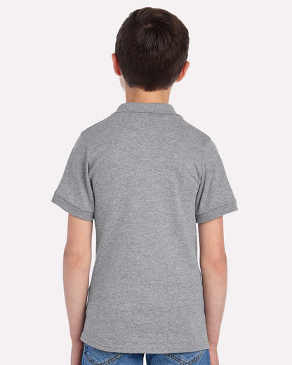 JERZEES Youth Dri-Power® Polo 437K #colormdl_Oxford