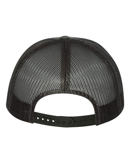 YP Classics Five-Panel Classic Trucker Cap 6006 #color_Charcoal