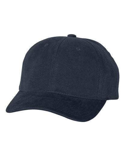 YP Classics Structured Brushed Twill Cap 6363V #color_Navy