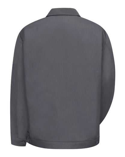 Red Kap Men's Waist Length Jacket JT22 #color_Charcoal