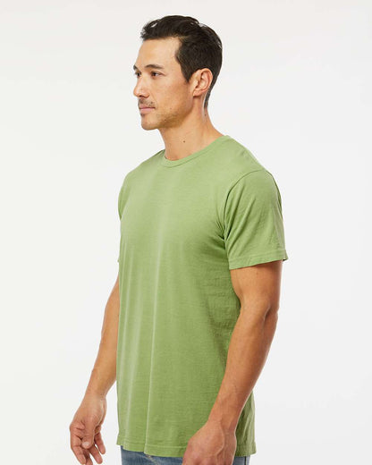M&O Unisex Vintage Garment-Dyed T-Shirt 6500M #colormdl_Aloe