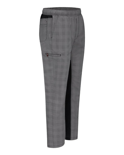 Chef Designs Airflow Chef Pants 0P4M #color_Grey/ Black Plaid