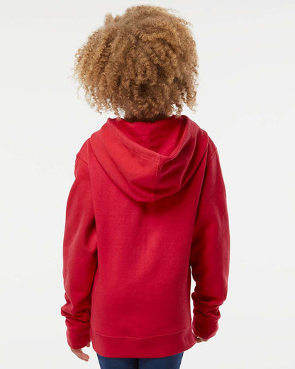 Independent Trading Co. Youth Midweight Hooded Sweatshirt SS4001Y #colormdl_Red