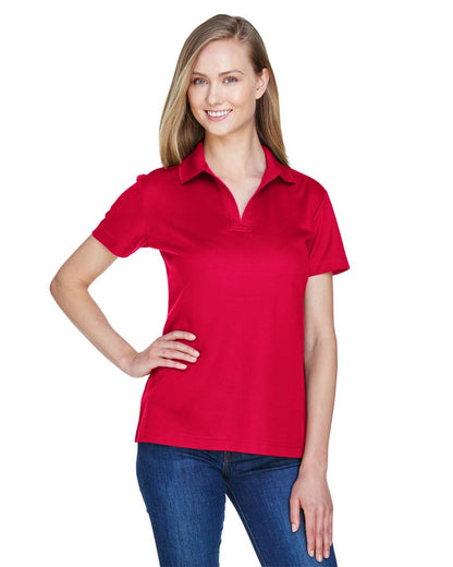 Devon & Jones Women's CrownLux Performance® Plaited Polo DG20W #colormdl_Red