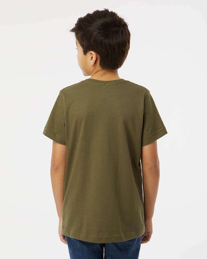 LAT Youth Fine Jersey Tee 6101 #colormdl_Military Green