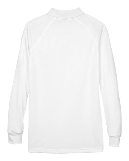 Harriton Women's Advantage Long Sleeve Tactical Polo M211LW #color_White