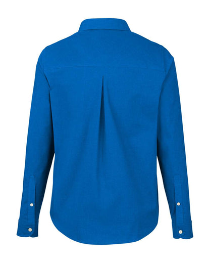 Devon & Jones Women's CrownLux Performance® Spencer Poplin Dress Shirt DG505W #color_French Blue Melange