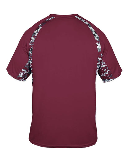 Badger Hook Digital T-Shirt 4140 #color_Maroon/ Maroon Digital