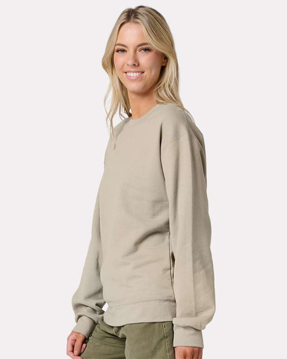 JERZEES Unisex Ultimate CVC Crewneck Sweatshirt IC48MR #colormdl_Putty