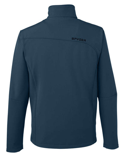 Spyder Men's Transport Soft Shell Jacket 187334 #color_Frontier/ Black