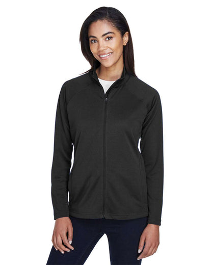 Devon & Jones Women's Stretch Tech-Shell® Compass Full-Zip Jacket DG420W #colormdl_Black