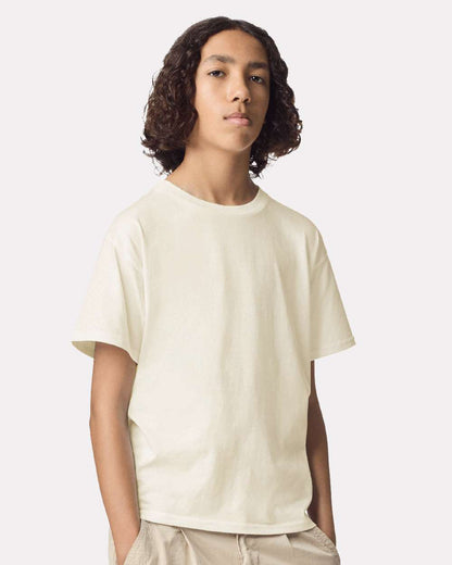 American Apparel Youth Fine Jersey Tee 2001Y #colormdl_Cream