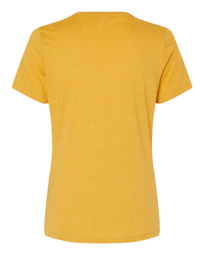 BELLA + CANVAS Women’s Relaxed Fit Heather CVC Tee 6400CVC #color_Heather Mustard