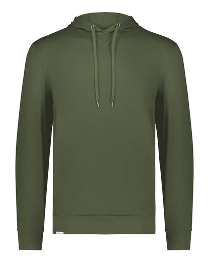 Holloway Youth Eco Revive™ Ventura Soft Knit Hooded Sweatshirt 222698 #color_Olive