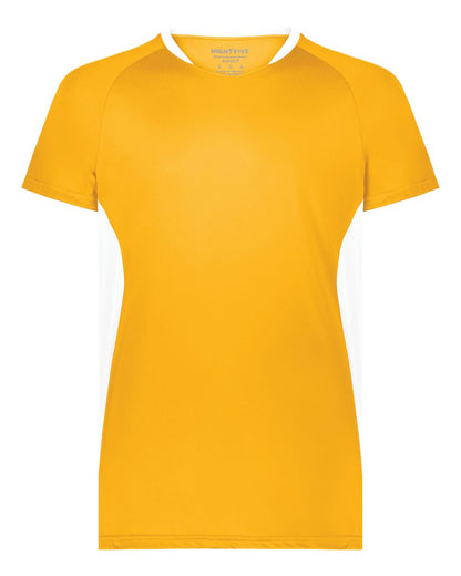 Augusta Sportswear Unisex Octane Soccer Jersey 322240 #color_Gold/ White