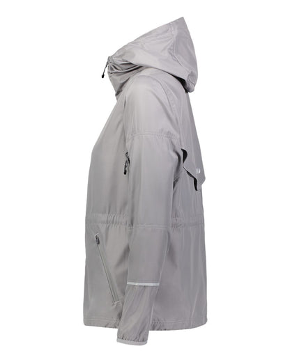 Holloway Women's Packable Hooded Jacket 229782 #color_Athletic Grey