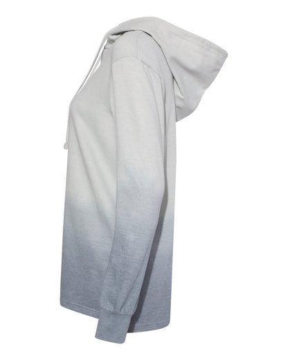 MV Sport Women's French Terry Ombré Hooded Sweatshirt W20185 #color_Greyscale