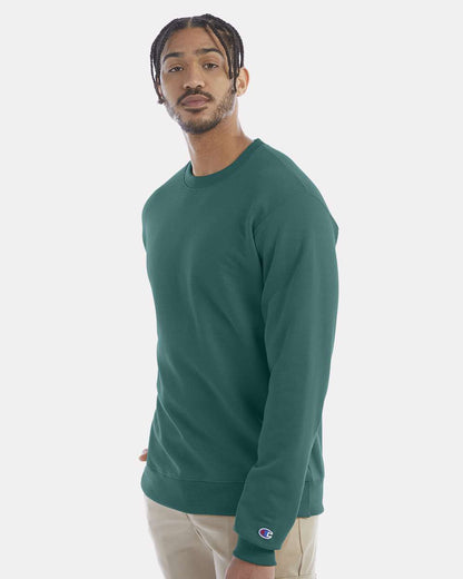 Champion Unisex Powerblend® Crewneck Sweatshirt S600 #colormdl_Emerald Green