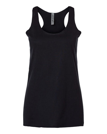 Next Level Women’s Triblend Racerback Tank 6733 #color_Black