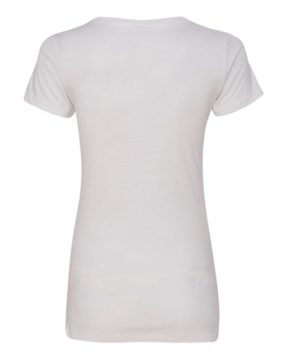 BELLA + CANVAS Women's Triblend Tee 8413 #color_Solid White Triblend