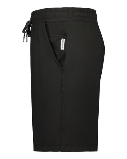Holloway Youth Eco Revive™ Ventura Soft Knit Shorts 223604 #color_Black