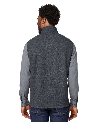North End Men's Aura Sweater Fleece Vest NE714 #colormdl_Carbon/ Carbon