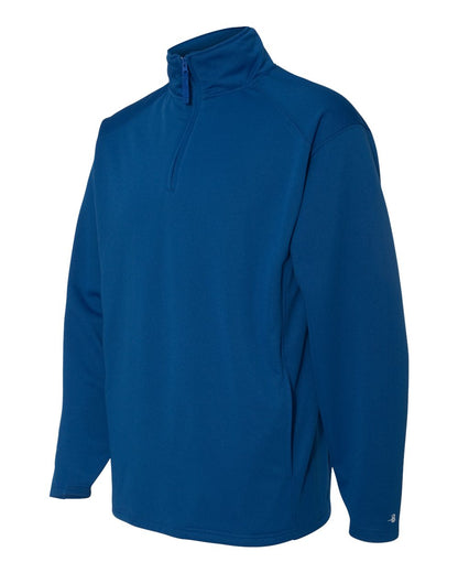 Badger Performance Fleece Quarter-Zip Pullover 1480 #color_Royal