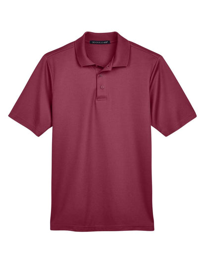 Devon & Jones Men's CrownLux Performance® Plaited Polo DG20 #color_Burgundy