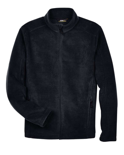 CORE365 Men's Tall Journey Fleece Jacket 88190T #color_Black