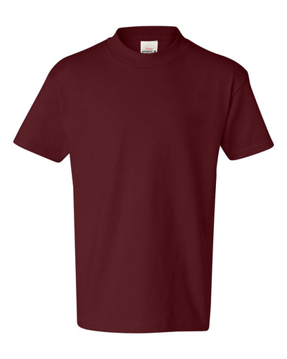 Hanes Authentic Youth T-Shirt 5450 #color_Maroon