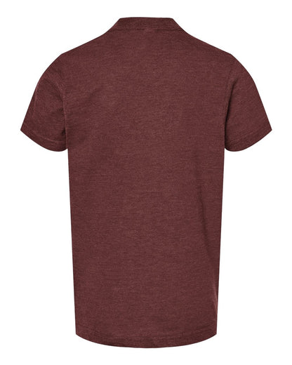 Tultex Youth Fine Jersey T-Shirt 235 #color_Heather Burgundy