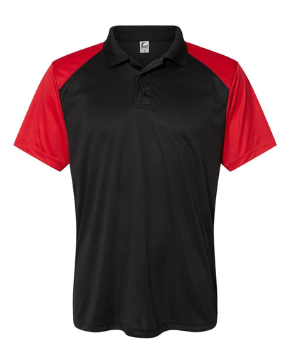 C2 Sport Sport Polo 5903 #color_Black/ Red