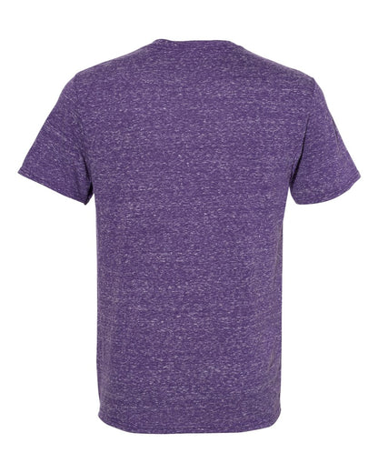 JERZEES Unisex Snow Heather Jersey T-Shirt 88MR #color_Purple