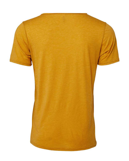 BELLA + CANVAS FWD Fashion Triblend Raw Neck Tee 3414 #color_Mustard Triblend