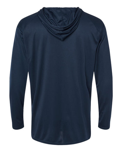 Badger B-Core Hooded Long Sleeve T-Shirt 4105 #color_Navy