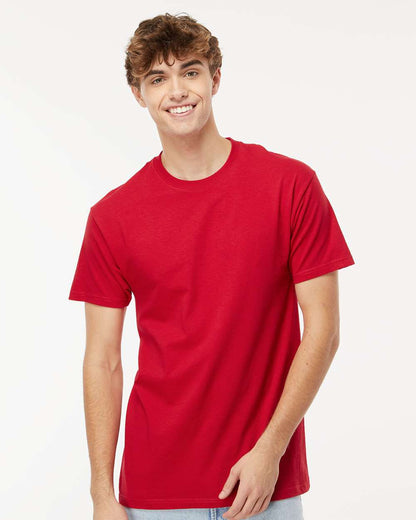 M&O Men's Gold Soft Touch T-Shirt 4800 #colormdl_Deep Red