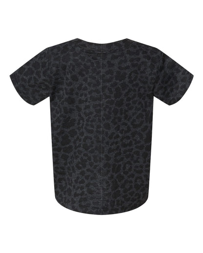 Rabbit Skins Infant Fine Jersey Tee 3322 #color_Black Leopard