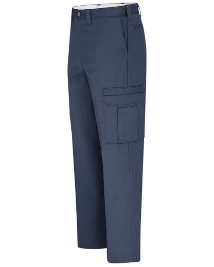Dickies Men's Odd Sizes Premium Industrial Cargo Pants LP72ODD #color_Dark Navy - 37 Unhemmed