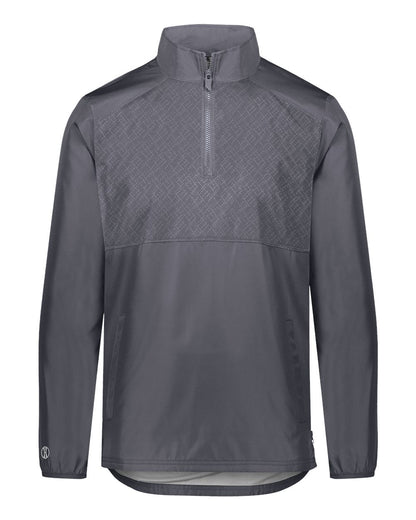Holloway Men's SeriesX Quarter-Zip Pullover 229533 #color_Carbon