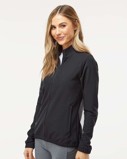 Adidas Women's Wind Resistant Full-Zip Jacket A268 #colormdl_Black/ Black