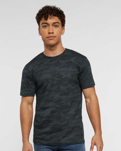 LAT Unisex Fine Jersey Tee 6901 #colormdl_Storm Camo