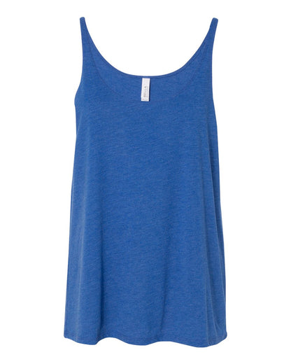 BELLA + CANVAS Women's Slouchy Tank 8838 #color_True Royal Triblend